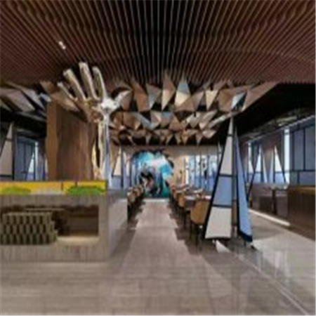 沁縣波浪造型鋁方通